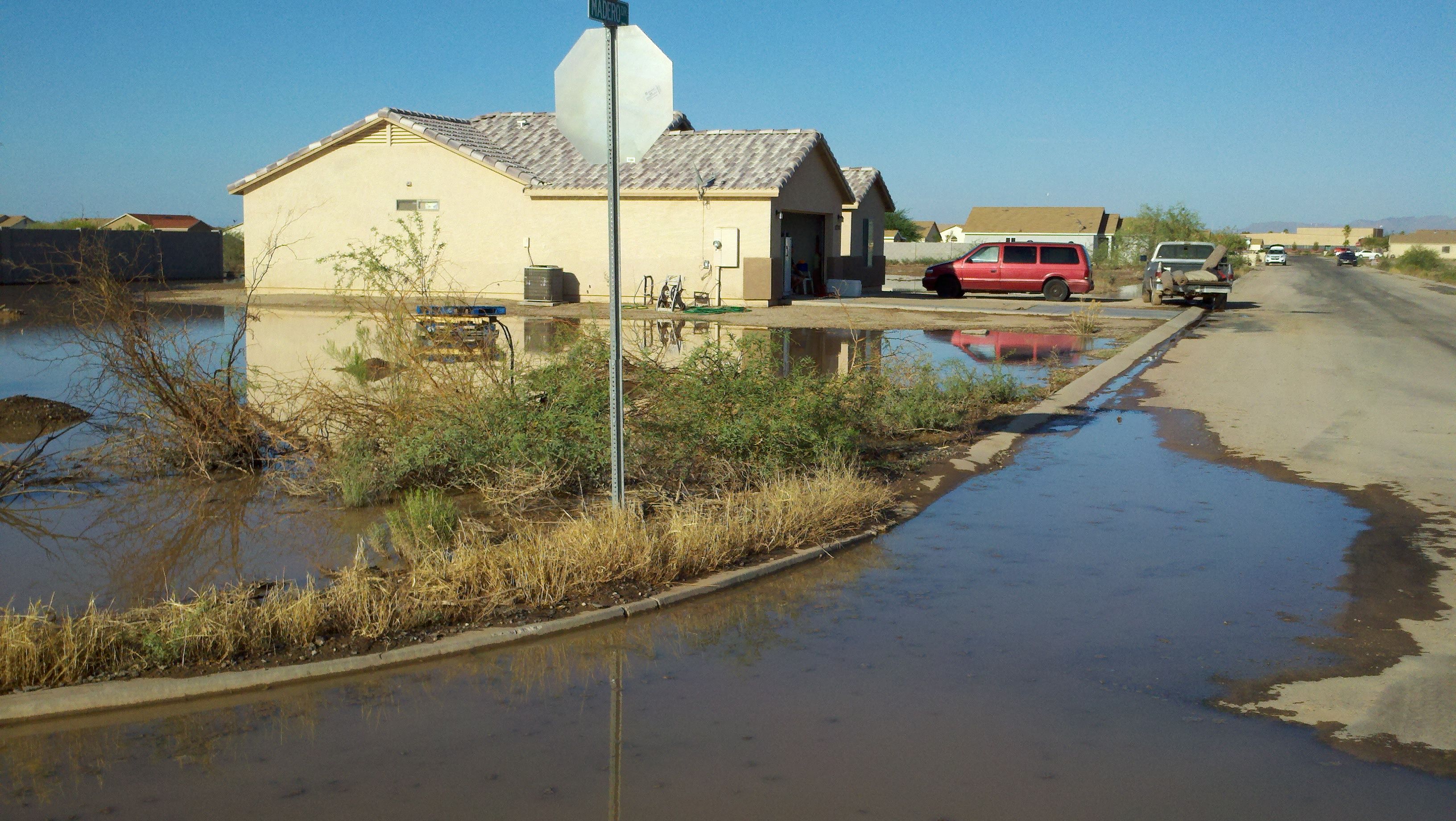 Arizona City residents cleaning up flood damage Arizona's Family