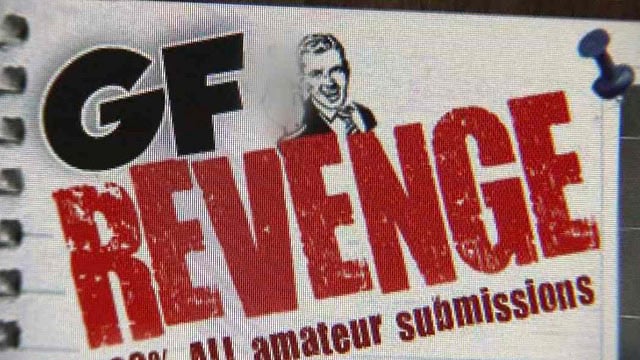 Screenshot from banner of revenge porn website