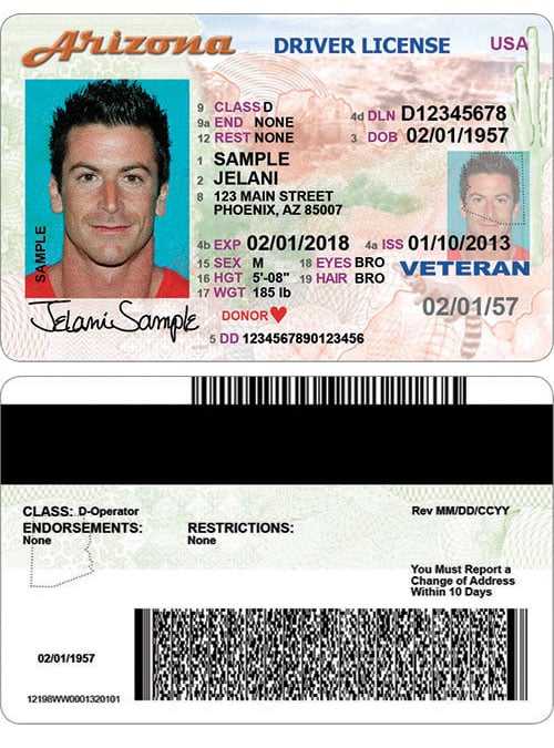 California Drivers License Security Features