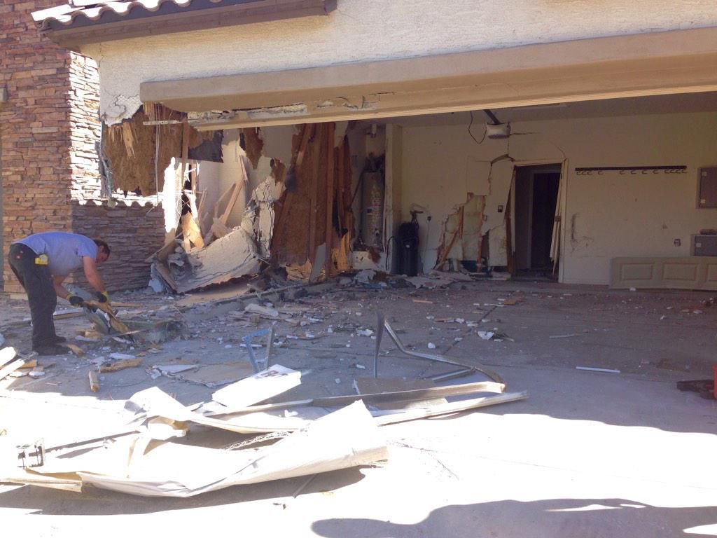 Mentally challenged teen steals van, crashes into nearby home - CBS 5 ...